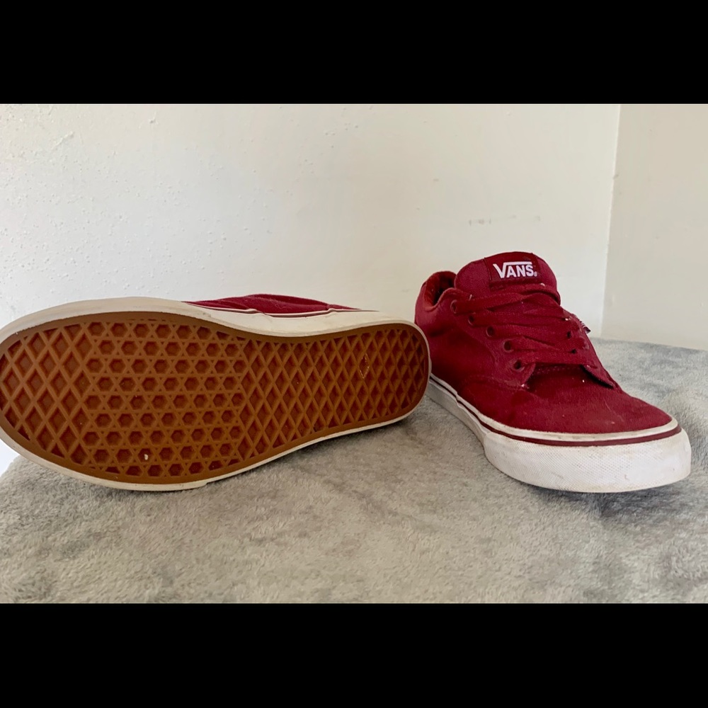 Maroon vans 7.5